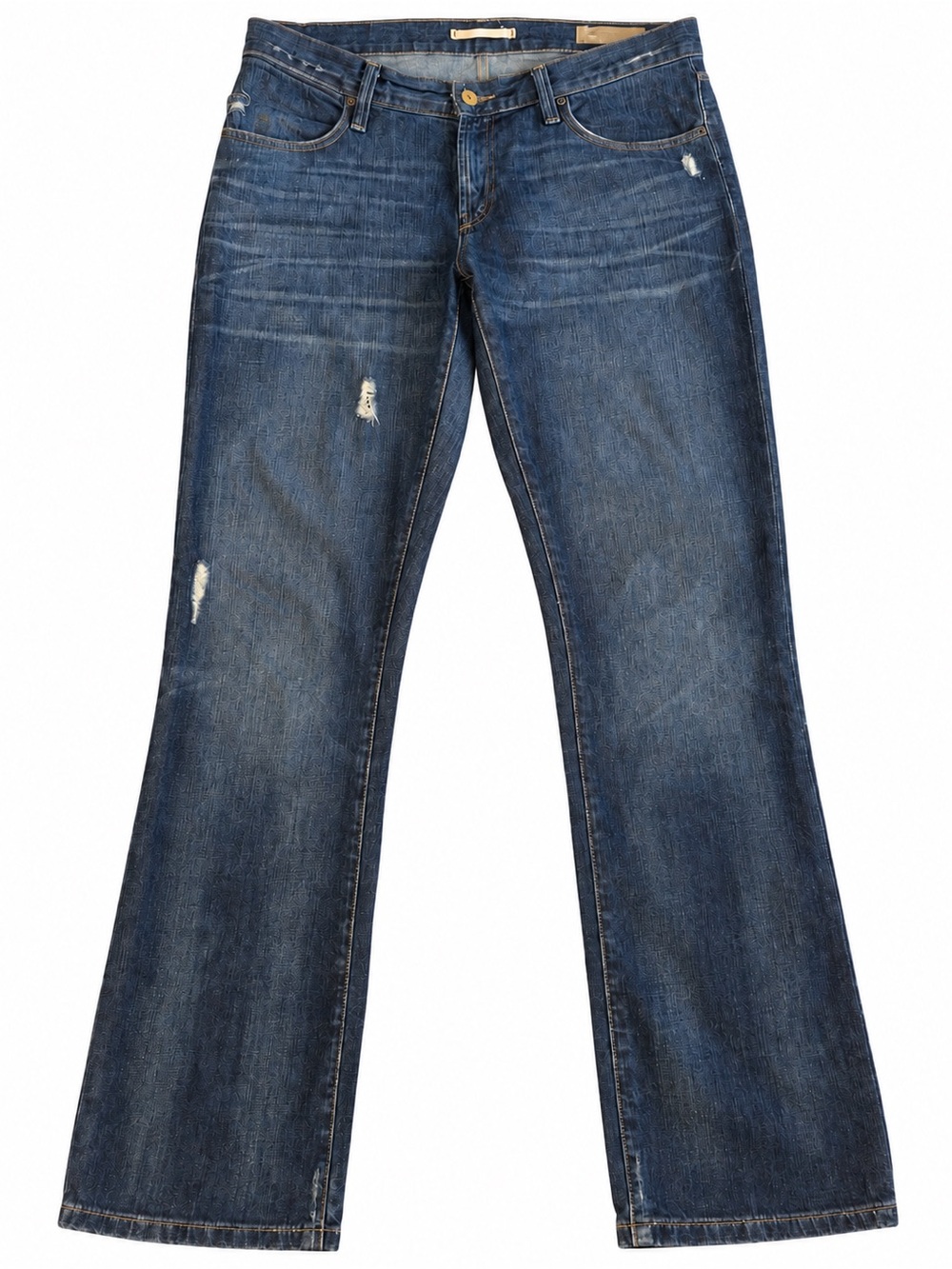 Vintage Y2K Gap Limited Edition Distressed Bootcut Flare Denim Jeans Blue 28 6